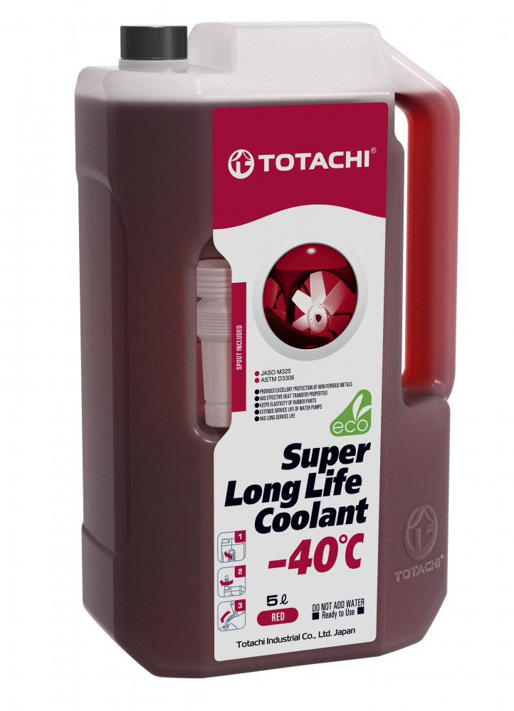 Антифриз TOTACHI SUPER LONG LIFE COOLANT Red -40C 5л