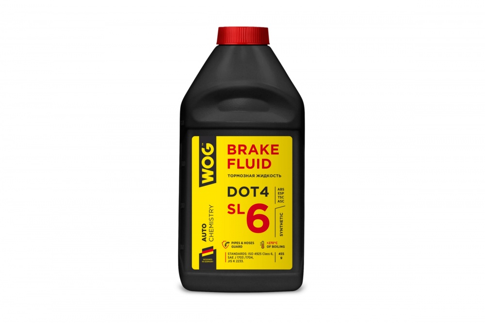 Тормозная жидкость WOG DOT6 455г
