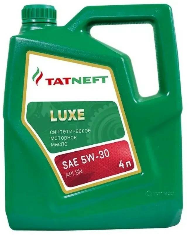 Татнефть LUXE 5w30 API SN ILSAC GF-5 4л (синт)