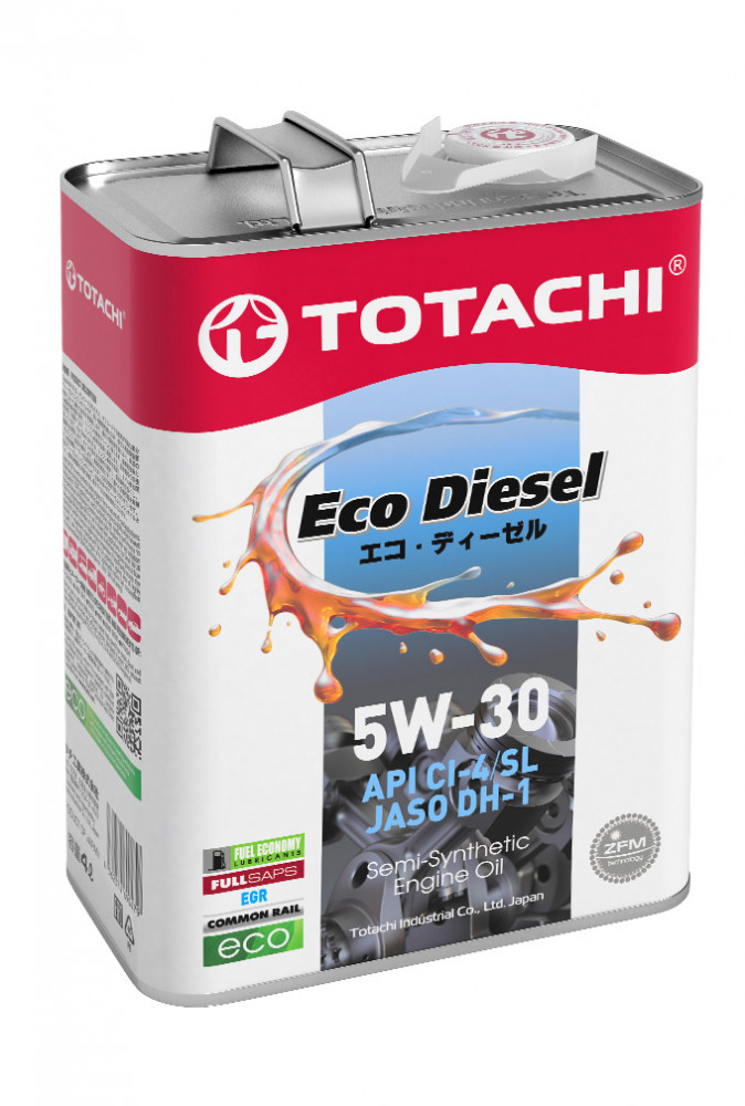 TOTACHI Eco Diesel Semi-Synthetic CI-4/CH-4/SL 5W30 4л