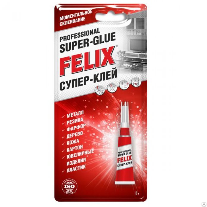 Профессиональный супер клей FELIX 3г