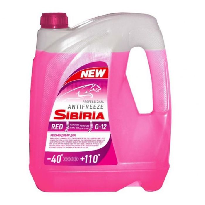 Антифриз Sibiria G-12 5кг (красный)