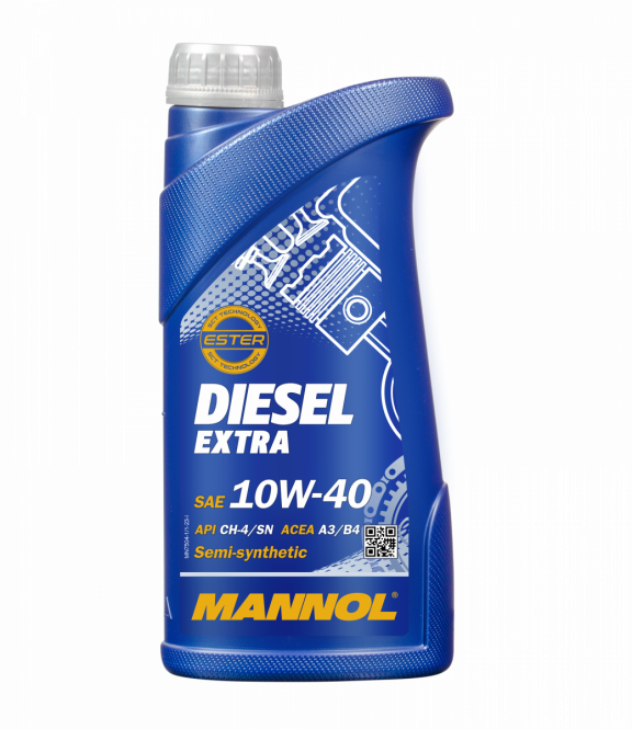 MANNOL Diesel Extra 10w40 п/синт 1л