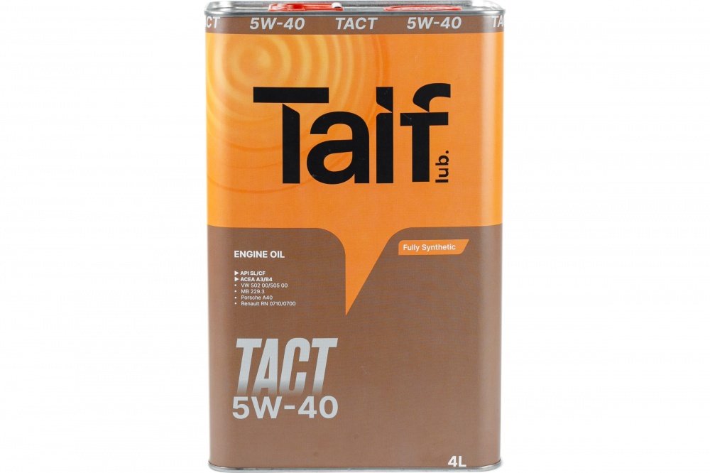 TAIF TACT 5W40 4л (синт) API: SL/CF