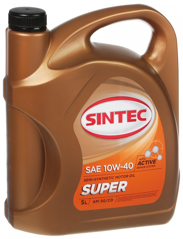 Sintec супер 10w40 5л (п/синт)