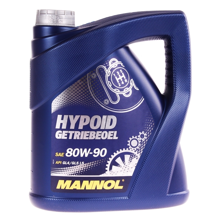 MANNOL Hypoid 80W90 GL-4/5 мин 4л